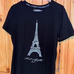 Karl lagerfeld Paris graphic tee SMALL